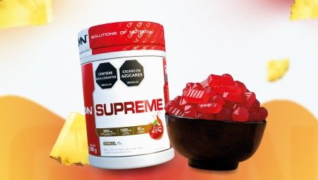 Preparación de gomitas con Supreme GMN paso a paso